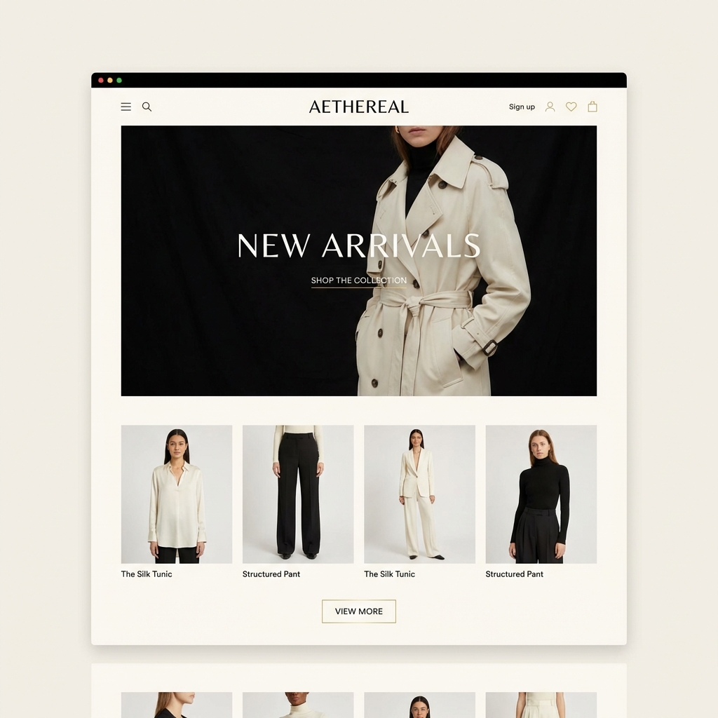 E-Commerce Platform for Fashion Brand